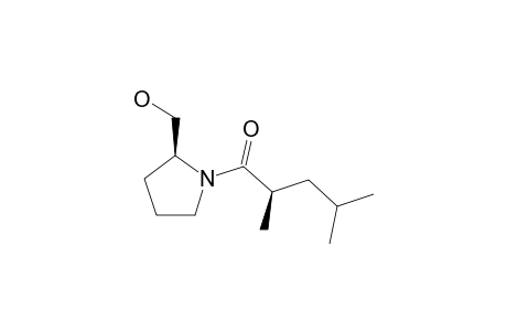 (2R)-2,4-dimethyl-1-[(2S)-2-methylolpyrrolidin-1-yl]pentan-1-one