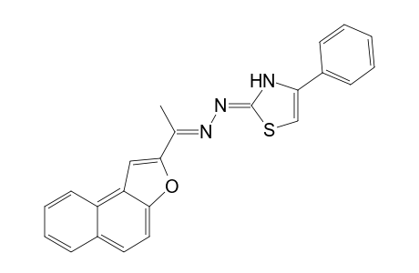 2-(4"-Phenylthiazol-2''(3H)-ylidene)-1-[1'-(naphtho[2,1-b]furan-2'-yl)-ethylidene]-hydrazine