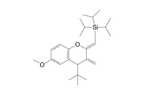 2-(Z)-Triisopropylsilylmethylene-3-methylidene-4-tert-butyl-6-methoxy-chromane