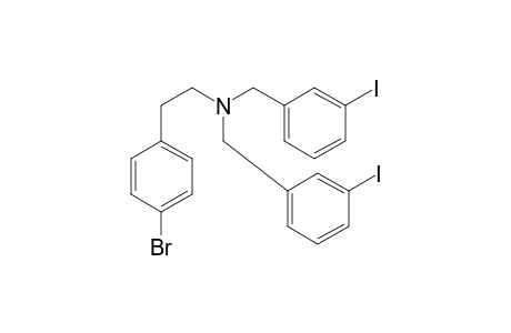 N,N-Bis(3-iodobenzyl)-4-bromobenzeneethanamine