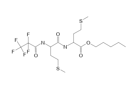 L-Methionyl-L-methionine, N-pentafluoropropionyl-, pentyl ester