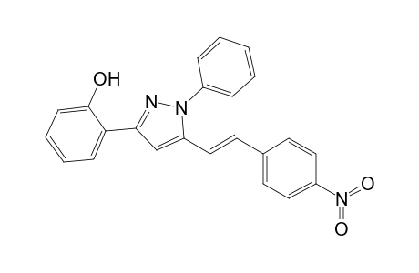 3-(2-Hydroxyphenyl)-1-phenyl-5-(4-nitrostyryl)pyrazole