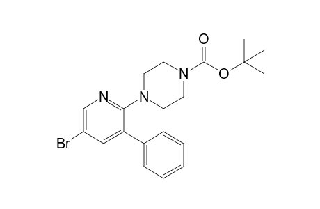 tert-Buyl 4-(5-bromo-3-phenylpyridin-2-yl)piperazine-1-carboxylate