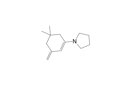 Pyrrolidine, 1-(5,5-dimethyl-3-methylene-1-cyclohexen-1-yl)-