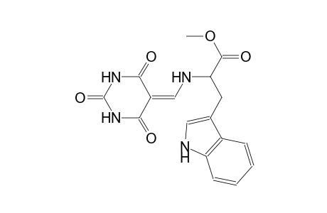 methyl 3-(1H-indol-3-yl)-2-{[(2,4,6-trioxotetrahydro-5(2H)-pyrimidinylidene)methyl]amino}propanoate