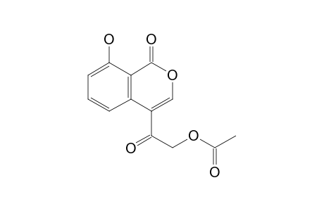 acetic acid [2-(8-hydroxy-1-keto-isochromen-4-yl)-2-keto-ethyl] ester