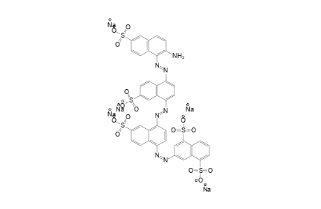 Pentasodium 3-{[4-({4-[(2-amino-6-sulfonato-1-naphthyl)diazenyl]-7-sulfonato-1-naphthyl}diazenyl)-6-sulfonato-1-naphthyl]diazenyl}-1,5-naphthalenedisulfonate