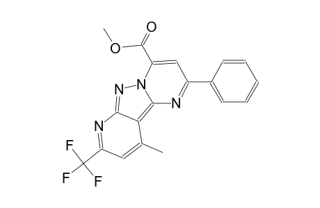 pyrido[2',3':3,4]pyrazolo[1,5-a]pyrimidine-4-carboxylic acid, 10-methyl-2-phenyl-8-(trifluoromethyl)-, methyl ester