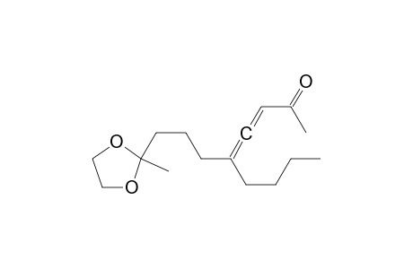 5-[3-(2-methyl-1,3-dioxolan-2-yl)propyl]-2-nona-3,4-dienone