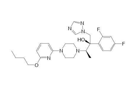 (2R,3R)-3-(4-(6-(butyloxy)pyridin-2-yl)piperazin-1-yl)-2-(2,4-difluorophenyl)-1-(1H-1,2,4-triazol-1-yl)butan-2-ol
