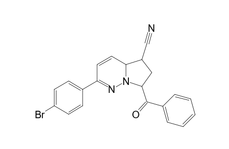 2-( 4'-Bromophenyl)-5-cyano-7-benzoyl-4a,5,6,7-tetrahydro-4aH-pyrrolo[1,2-b]pyridazine