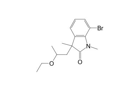 7-Bromo-3-(2-ethoxypropyl)-1,3-dimethylindolin-2-one