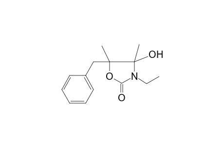 5-Benzyl-3-ethyl-4-hydroxy-4,5-dimethyl-1,3-oxazolidin-2-one