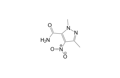 1,3-dimethyl-4-nitro-1H-pyrazole-5-carboxamide