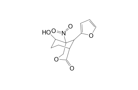 9-(Furan-2-yl)-6-hydroxy-5-nitro-3-oxabicyclo[3.3.1]nonan-2-one