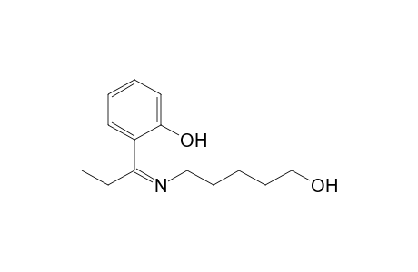 N-(5'-Hydroxypentyl)-2-hydroxypropiophenonimine