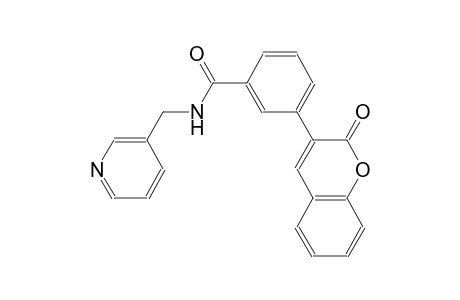 3-(2-oxo-2H-chromen-3-yl)-N-(3-pyridinylmethyl)benzamide