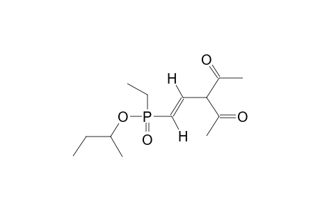 SEC-BUTYL 3,3-DIACETYL-1-PROPENYL(ETHYL)PHOSPHINATE