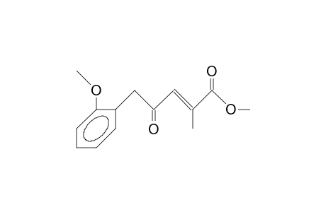 5-(2-Methoxy-phenyl)-2-methyl-4-oxo-pent-2-enoic acid, methyl ester