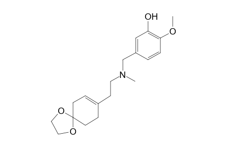 5-{{[2-(1,4-Dioxaspiro[4.5]dec-7-en-8-yl)ethyl]methylamino}methyl)-2-methoxyphenol