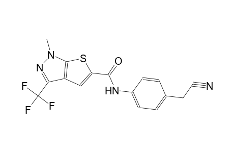 1H-thieno[2,3-c]pyrazole-5-carboxamide, N-[4-(cyanomethyl)phenyl]-1-methyl-3-(trifluoromethyl)-