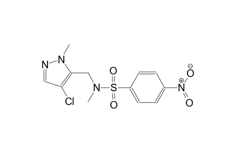 benzenesulfonamide, N-[(4-chloro-1-methyl-1H-pyrazol-5-yl)methyl]-N-methyl-4-nitro-