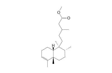 (5-S,8-R,9-S,10-R)-ENT-3-CLERODEN-15-OIC_ACID_METHYLESTER