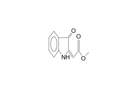 ethanoic acid, (1,3-dihydro-3-oxo-2H-indol-2-ylidene)-, methyl ester, (2E)-