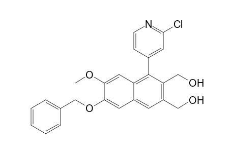 [4-(2-chloranylpyridin-4-yl)-3-(hydroxymethyl)-6-methoxy-7-phenylmethoxy-naphthalen-2-yl]methanol