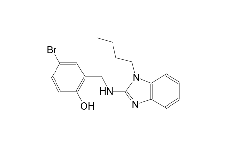 4-bromo-2-{[(1-butyl-1H-benzimidazol-2-yl)amino]methyl}phenol