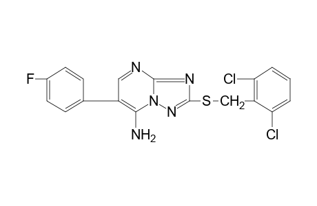 7-AMINO-2-[(2,6-DICHLOROBENZYL)THIO]-6-(p-FLUOROPHENYL)-s-TRIAZOLO[1,5-a]PYRIMIDINE