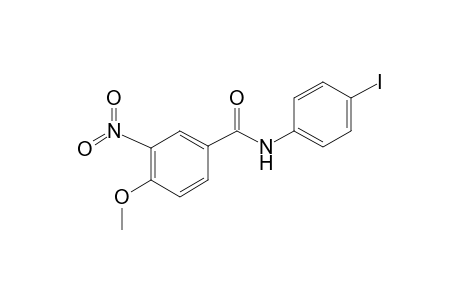 N-(4-Iodo-phenyl)-4-methoxy-3-nitro-benzamide