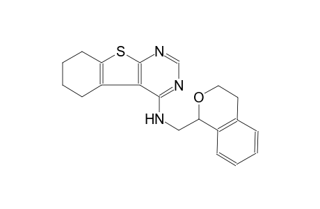 benzo[4,5]thieno[2,3-d]pyrimidin-4-amine, N-[(3,4-dihydro-1H-2-benzopyran-1-yl)methyl]-5,6,7,8-tetrahydro-