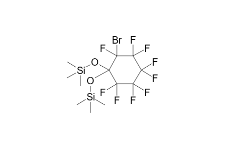 2-Bromo-1,1-bis[(trimethylsilyl)oxy]-perfluorocyclohexane