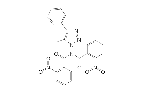 N-(5-methyl-4-phenyltriazol-1-yl)-2-nitro-N-(2-nitrobenzoyl)benzamide