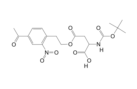 4-[2-(4-acetyl-2-nitro-phenyl)ethoxy]-2-(tert-butoxycarbonylamino)-4-keto-butyric acid