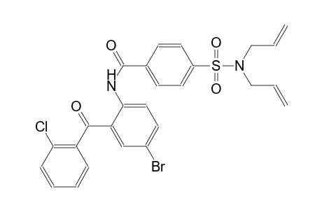 benzamide, N-[4-bromo-2-(2-chlorobenzoyl)phenyl]-4-[[di(2-propenyl)amino]sulfonyl]-