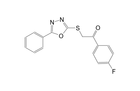 1-(4-fluorophenyl)-2-[(5-phenyl-1,3,4-oxadiazol-2-yl)sulfanyl]ethanone