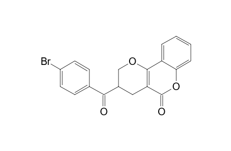 3-(4-BROMOBENZOYL)-3,4-DIHYDRO-2H,5H-1-BENZOPYRANO-[4,3-B]-PYRAN-5-ONE