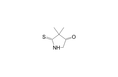 4,4-Dimethyl-5-thioxo-3-pyrrolidinone