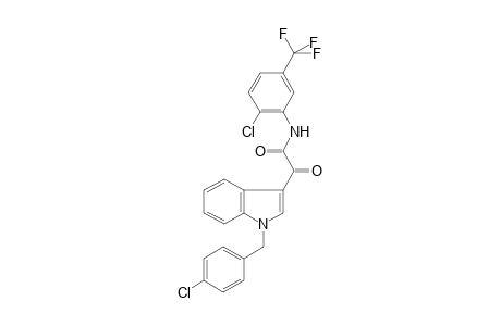 1H-Indole-3-acetamide, 1-[(4-chlorophenyl)methyl]-N-[2-chloro-5-(trifluoromethyl)phenyl]-.alpha.-oxo-