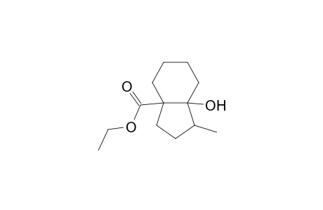 Ethyl 7-methyl-6-hydroxybicyclo[4.3.0]nonane-1-carboxylate