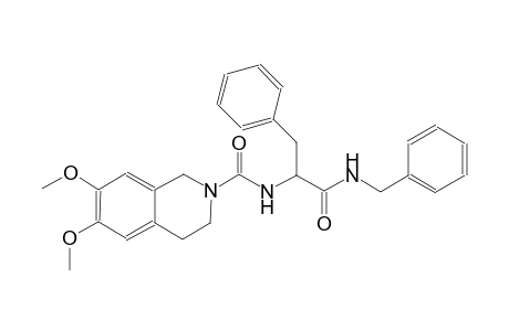 2(1H)-isoquinolinecarboxamide, 3,4-dihydro-6,7-dimethoxy-N-[(1S)-2-oxo-1-(phenylmethyl)-2-[(phenylmethyl)amino]ethyl]-