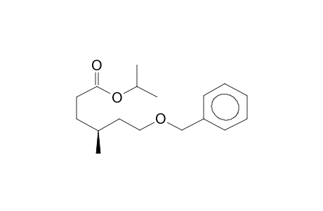 ISOPROPYL-6-BENZYLOXY-4R-METHYLHEXANOATE