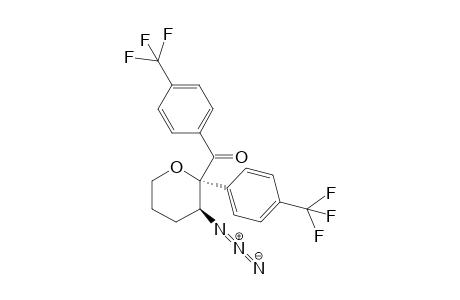 ((2R,3S)-3-azido-2-(4-(trifluoromethyl)phenyl)tetrahydro-2H-pyran-2-yl)(4-(trifluoromethyl)phenyl)methanone