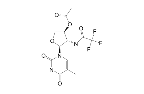 1-[3'-O-ACETYL-2'-DEOXY-2'-N-(TRIFLUOROACETYL)-ALPHA-L-THREO-FURANOSYL]-THYMINE