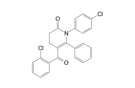 5-(2-Chlorobenzoyl)-1-(4-chlorophenyl)-6-phenyl-3,4-dihydropyridin-2(1H)-one