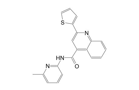 N-(6-methyl-2-pyridinyl)-2-(2-thienyl)-4-quinolinecarboxamide