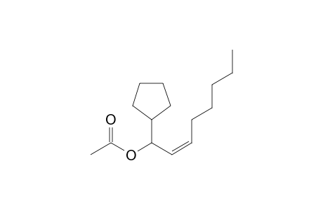 (Z)-1-Cyclopentyloct-2-en-1-yl acetate