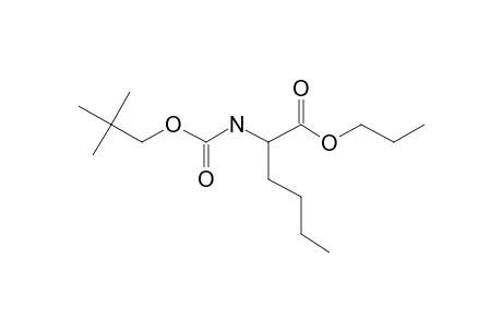 dl-Norleucine, N-neopentyloxycarbonyl, propyl ester